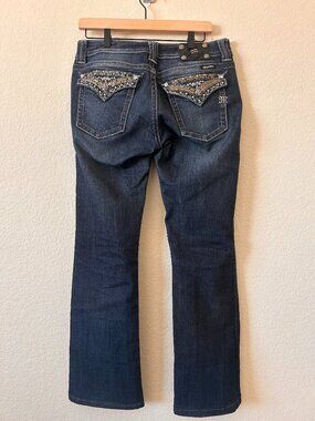 Miss Me Bootcut Jeans Embellished Y2K Women's Size 30